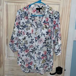 BCG floral dress shirt